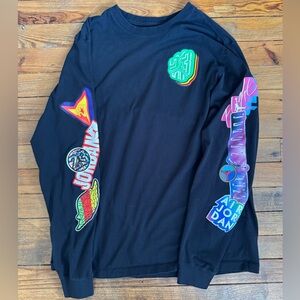Black Long Sleeve Air Jordan Shirt